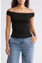 Off the Shoulder Smocked Top
