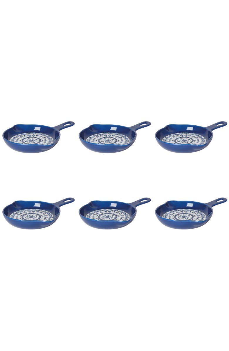 Danica Brands Porto Canape Dish - Set of 6, Main, color, Blue