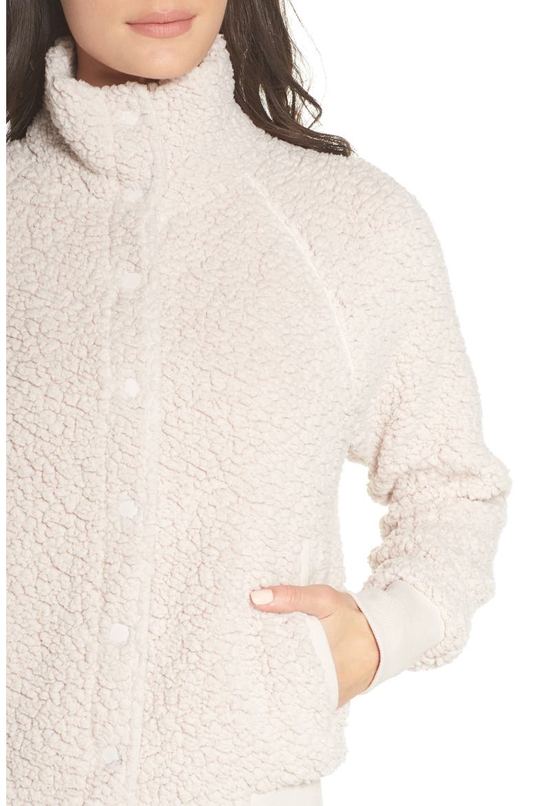 Cozy Up Bomber Jacket, Alternate, color, GREY CRYSTAL