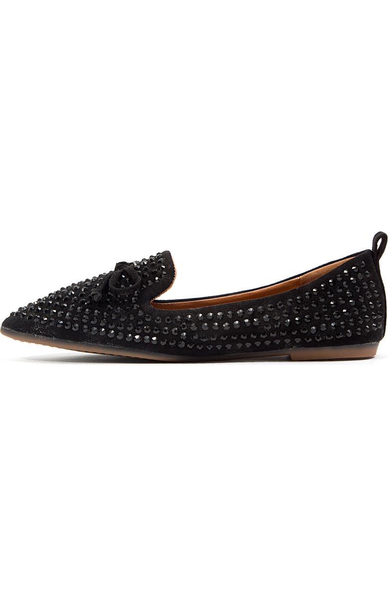CHIC BY LADY COUTURE Sherry Embellished Bow Flat, Alternate, color,