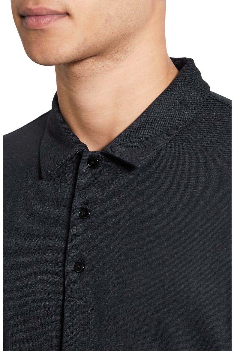 Bron Anemone Modal Blend Jersey Polo, Alternate, color, BLACK MULTI