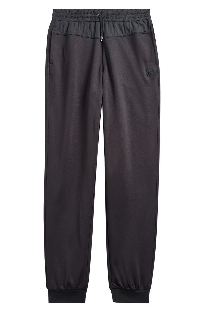 BOSS Kidswear Kids' Fleece & Nylon Joggers, Main, color, Black