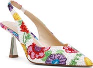 Betsey Johnson Clark Slingback Pointed Toe Pump