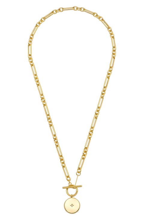Star Coin T-Bar Necklace