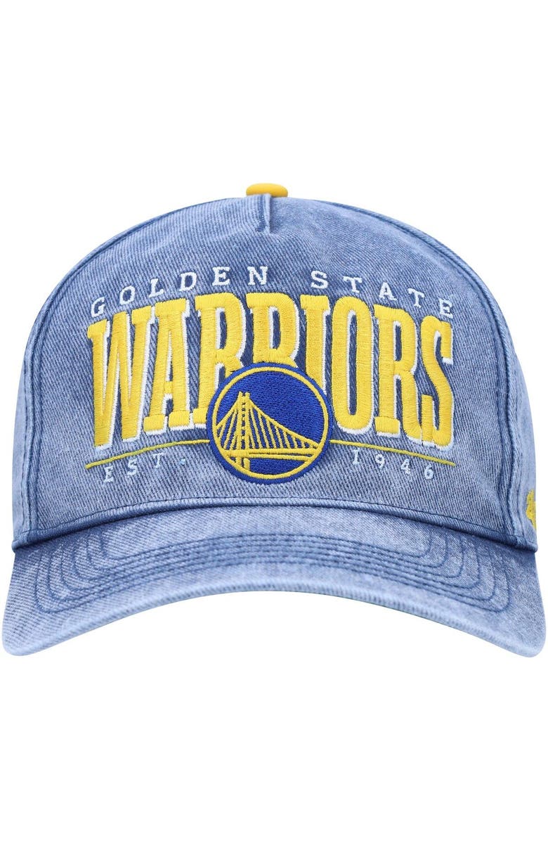 '47 Men's '47 Denim Golden State Warriors Fontana Hitch Snapback Hat, Alternate, color, 