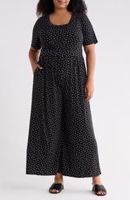 WEST K Polka Dot Wide Leg Jumpsuit