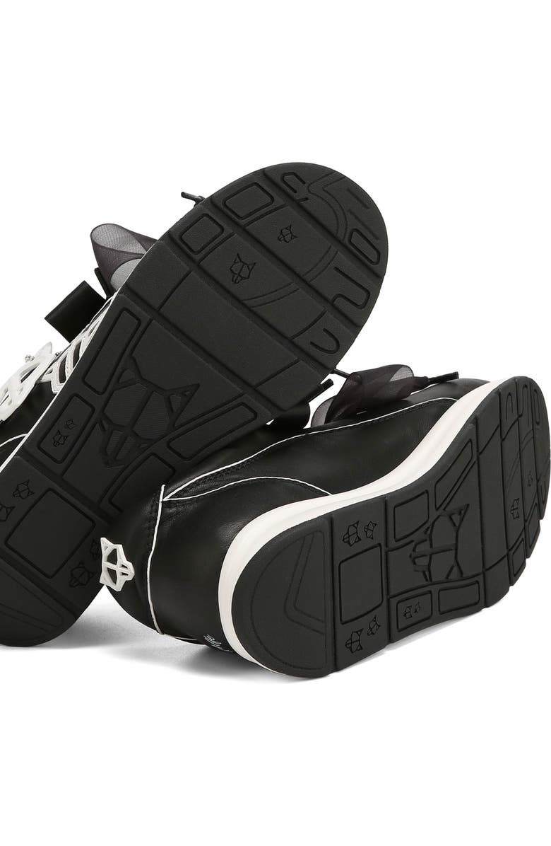 Naked Wolfe Expense Leather Sneaker, Alternate, color, Black