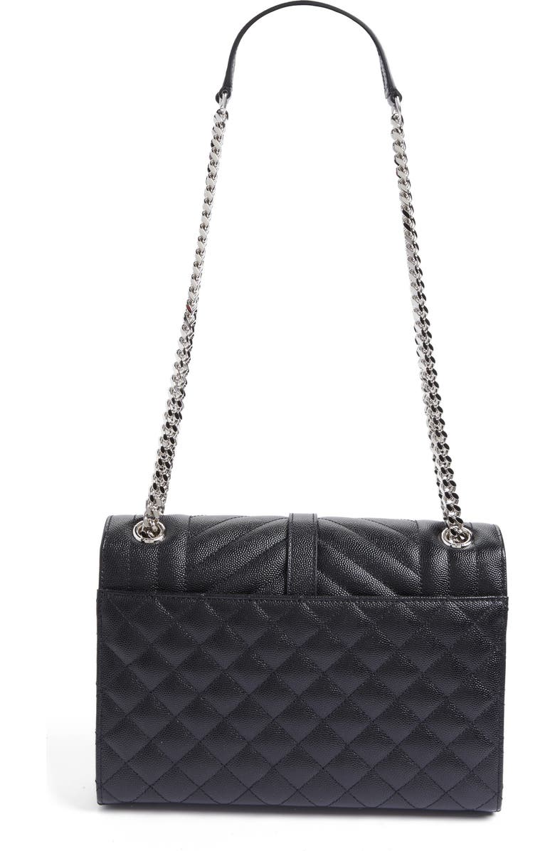Saint Laurent Large Monogram Quilted Leather Shoulder Bag, Alternate, color,
