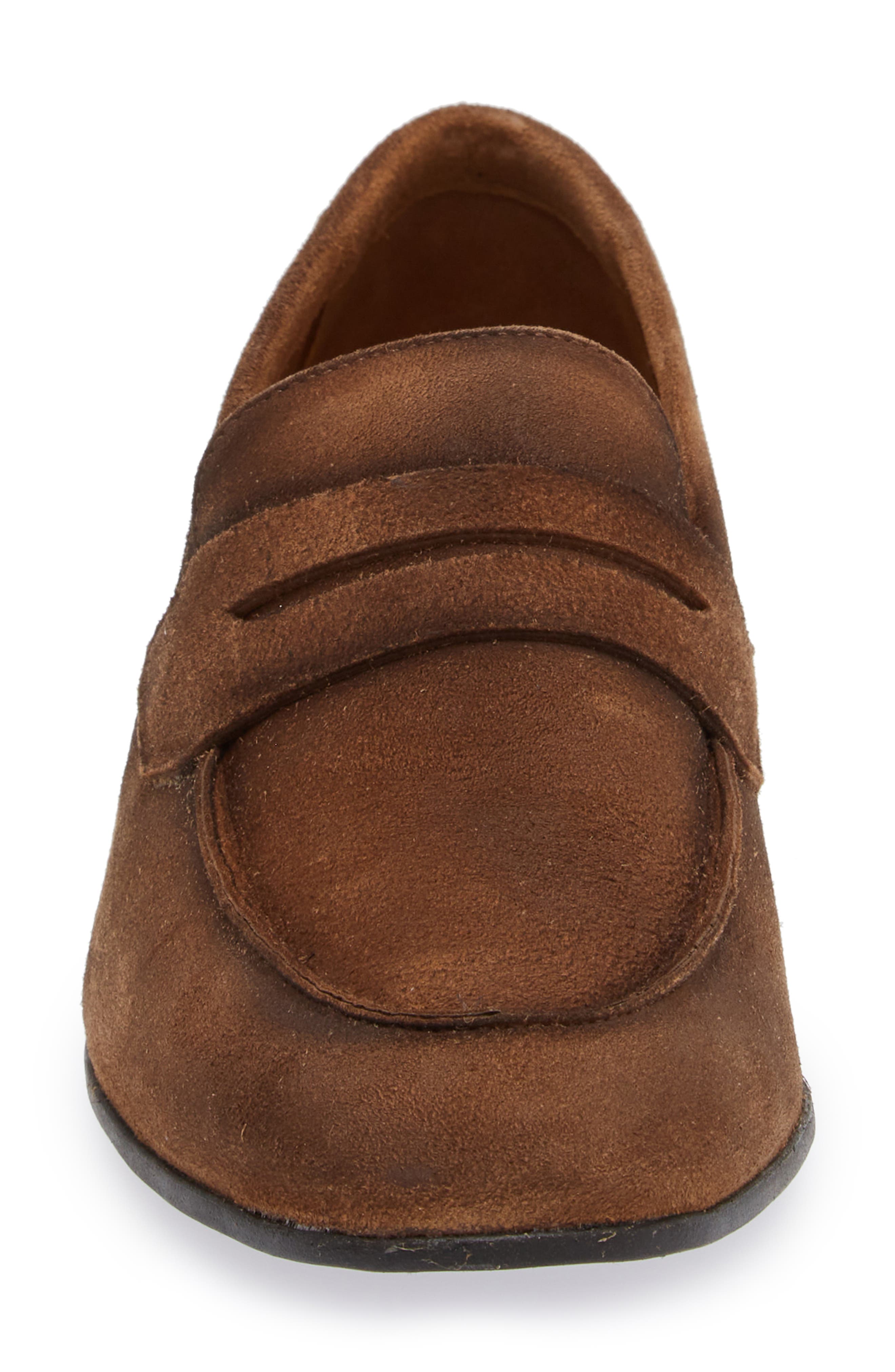 Nordstrom Knox Flexible Penny Loafer, Alternate, color, Brown Bronze