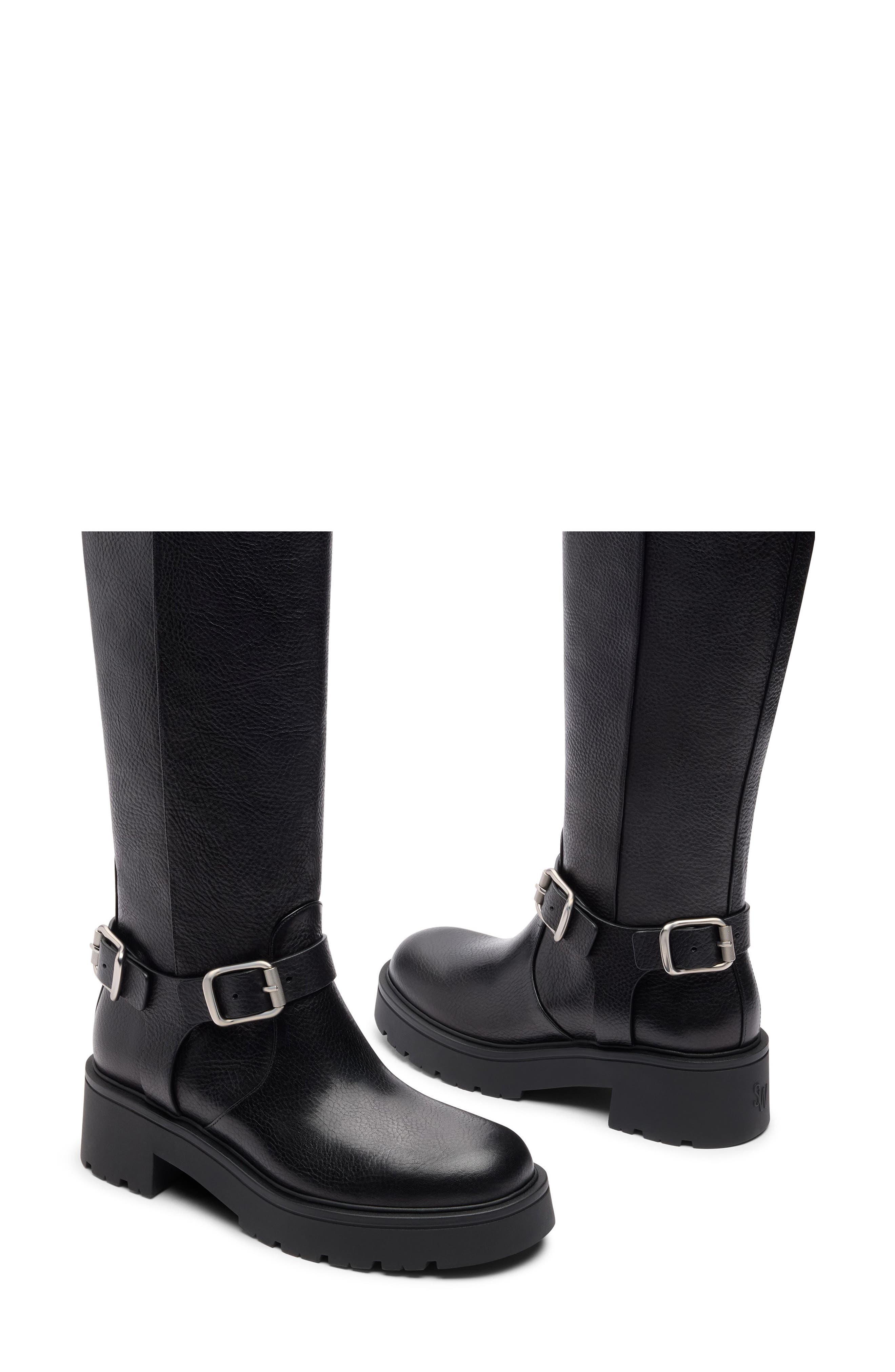 Ren Moto Boot, Alternate, color, BLACK