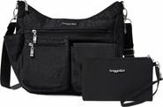BAGGALLINI Modern Everywhere Hobo Crossbody Bag with Wristlet