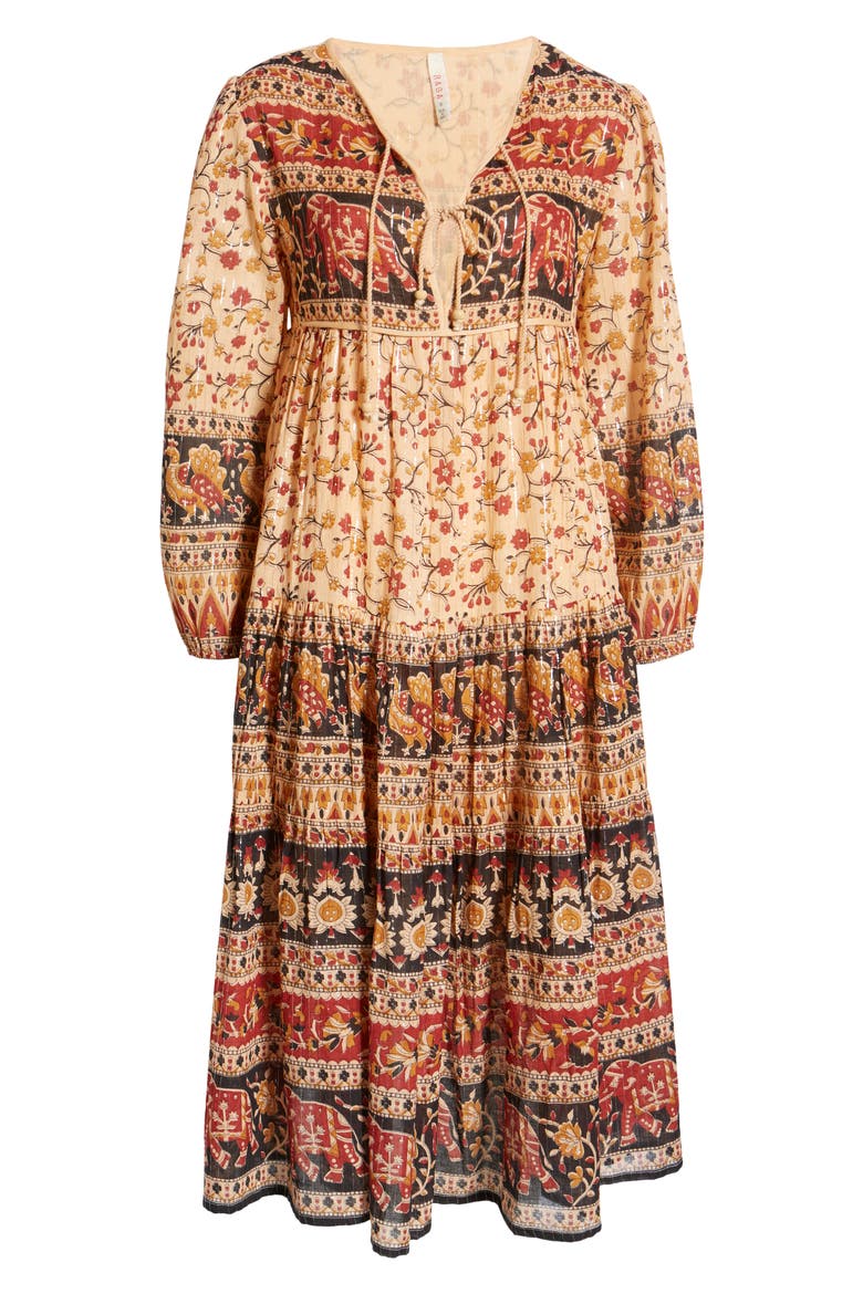 Advika Long Sleeve Dress, Alternate, color, MULTI