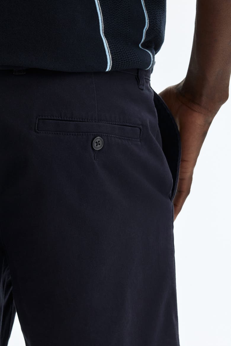 Regular-Fit Cotton Chino Shorts, Alternate, color, Navy blue