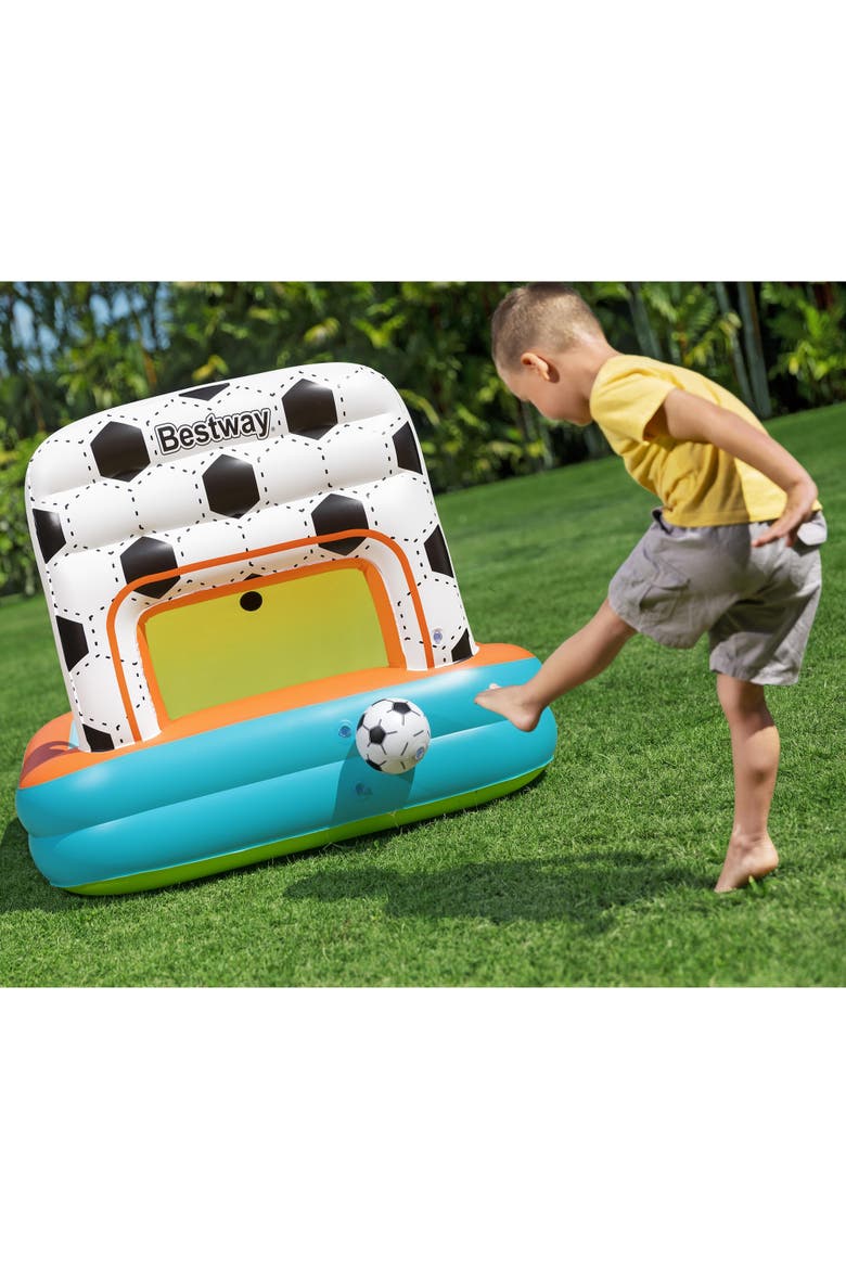 Kick N Swish  3 In 1 Inflatable Sports Activity Center, Alternate, color, Multicolored