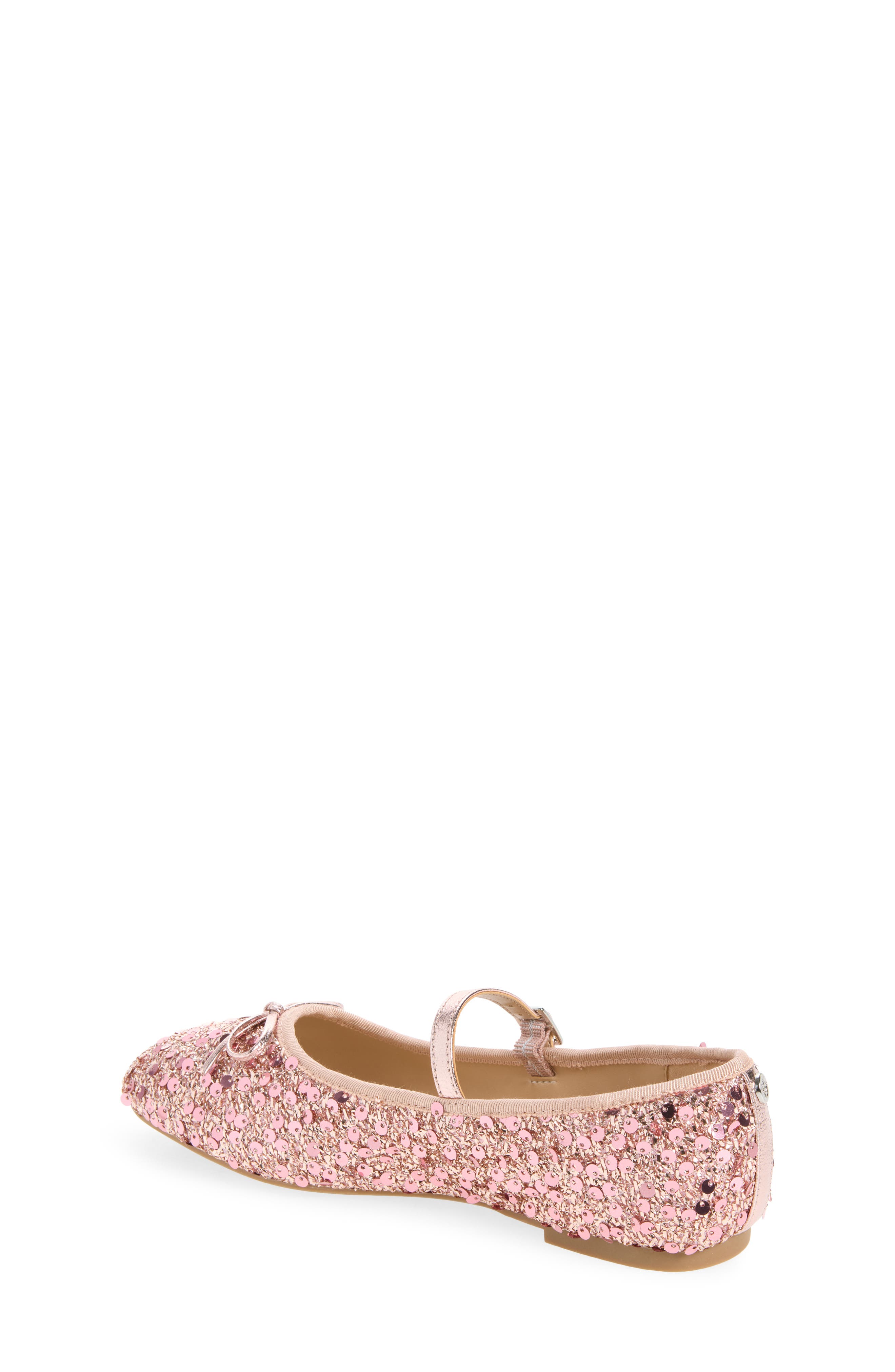 Kids' Sparklin Mary Jane Flat, Alternate, color, LT PINK PAILLETES/ MTLC