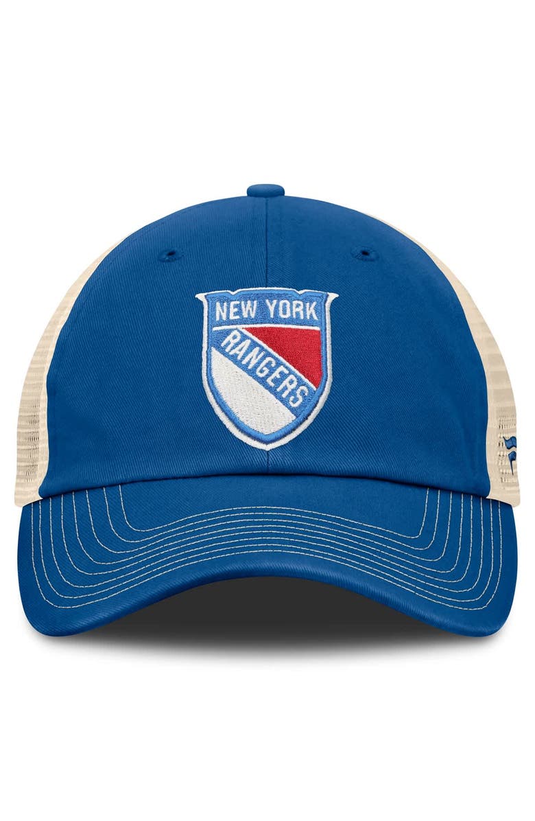 FANATICS Men
s Fanatics Blue/Cream New York Rangers 2026 NHL Winter Classic Trucker Adjustable Hat, Alternate, color, Blue