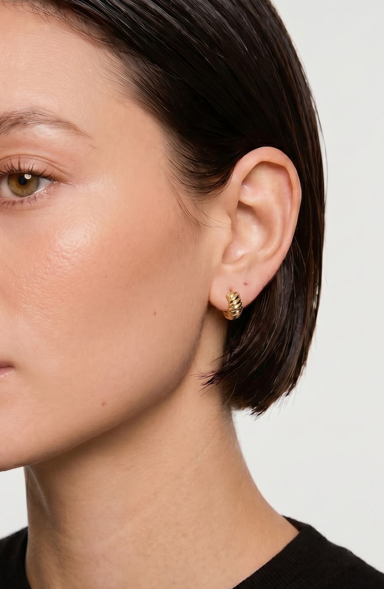 YOJ Kola Hoops in Gold, Alternate, color, Gold