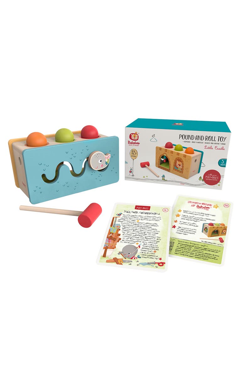 Bababoo and friends<sup>®</sup> Little Castle Pound and Roll Toy, Alternate, color, Turquoise
