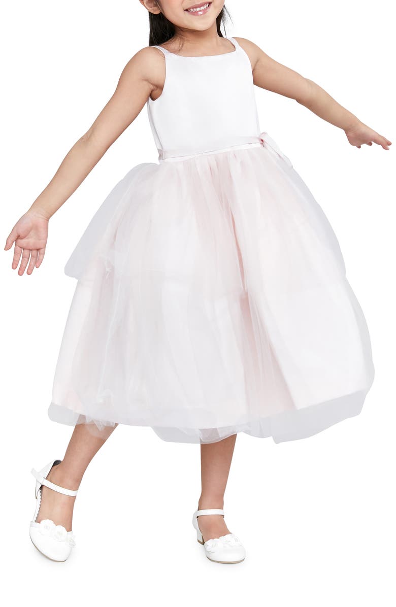 Us Angels Tulle Ballerina Dress, Alternate, color, Blush Pink