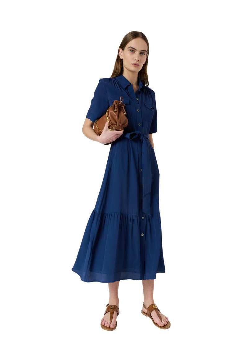 Raina Shirt Dress, Main, color, Ink