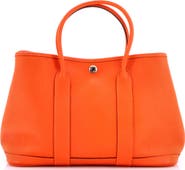 Pre-Owned Hermes Garden Party Tote Leather 30