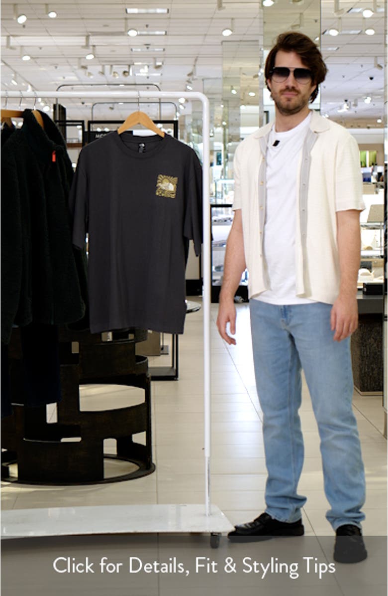 Sun Oversize Cotton Graphic T-Shirt, sales video thumbnail