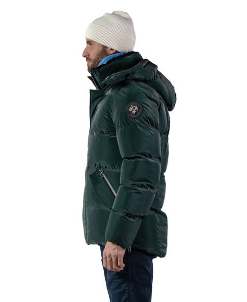Woodpecker Bumnester 3/4 Length Quilted Coat In Multi