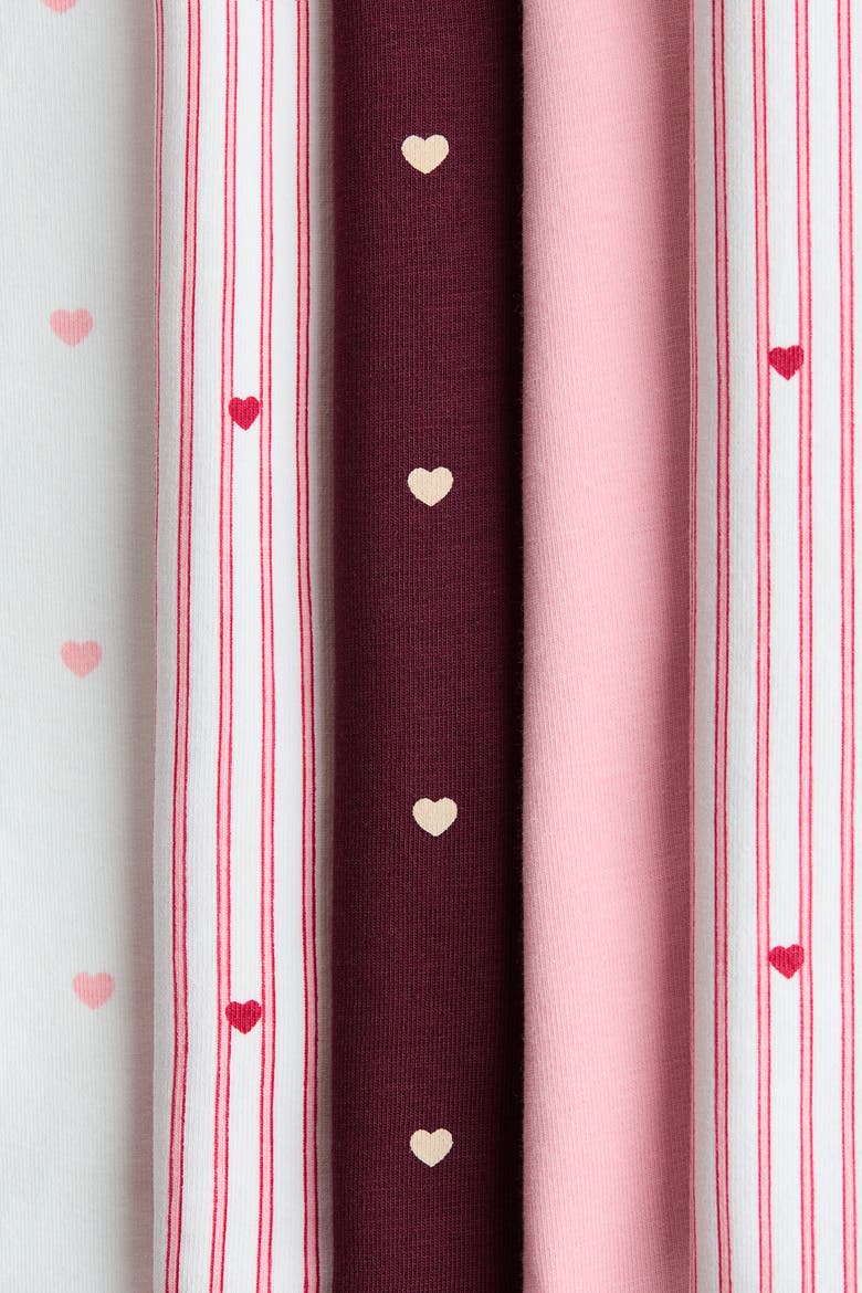 5-pack Cotton Tank Tops, Alternate, color, Light pink/striped