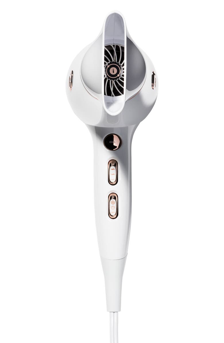 T3 White & Rose Gold Featherweight Luxe 2i Hair Dryer, Alternate, color, 