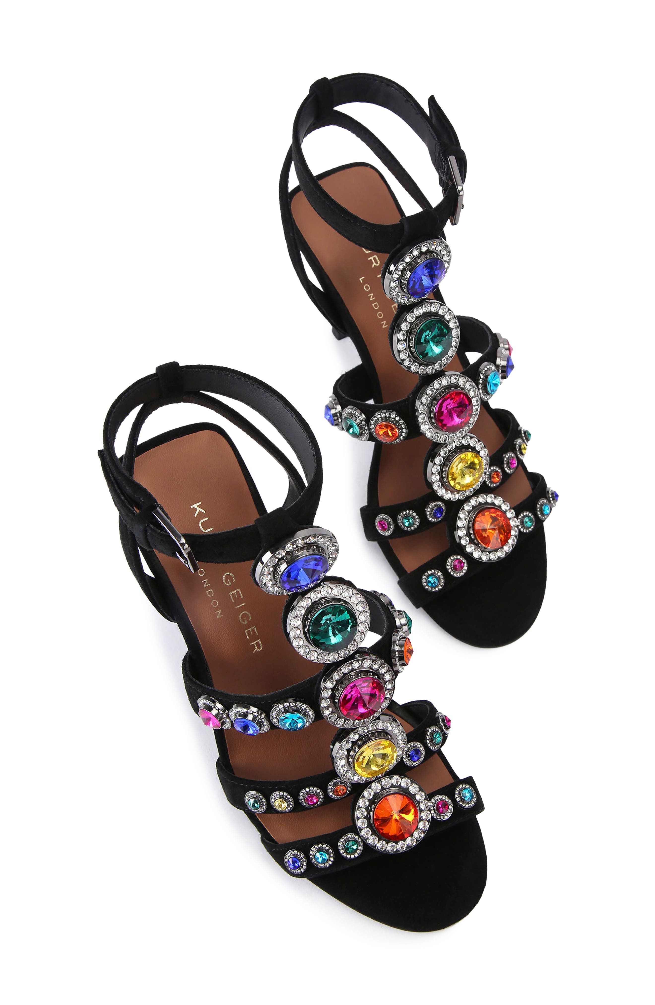 Kurt Geiger London Octavia Gladiator Stiletto Sandal, Alternate, color, 