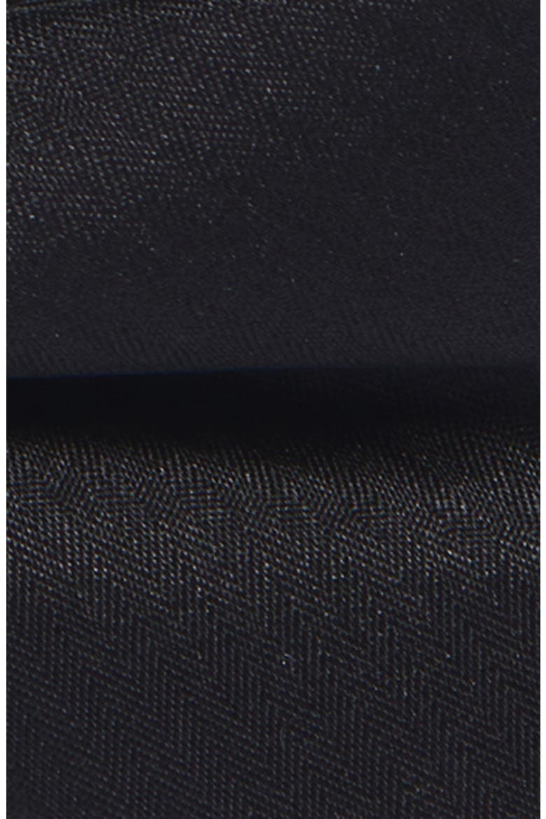 Kids Ugo Solid Satin Bow Tie, Alternate, color, BLACK