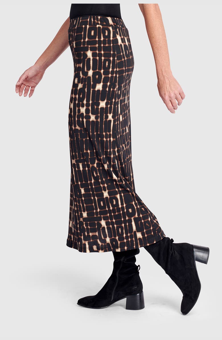 Alembika Glyph Pencil Skirt, Alternate, color, Matrix