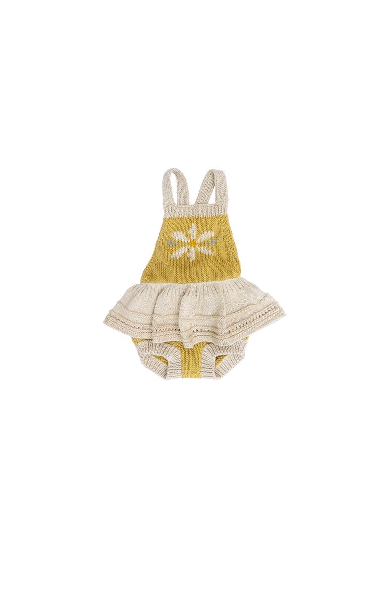 Wild Wawa Daisy Romper, Main, color, Honeycomb