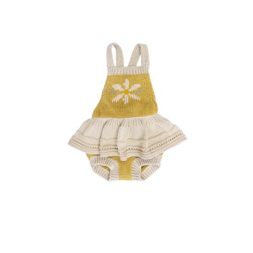 Wild Wawa Daisy Romper In Yellow
