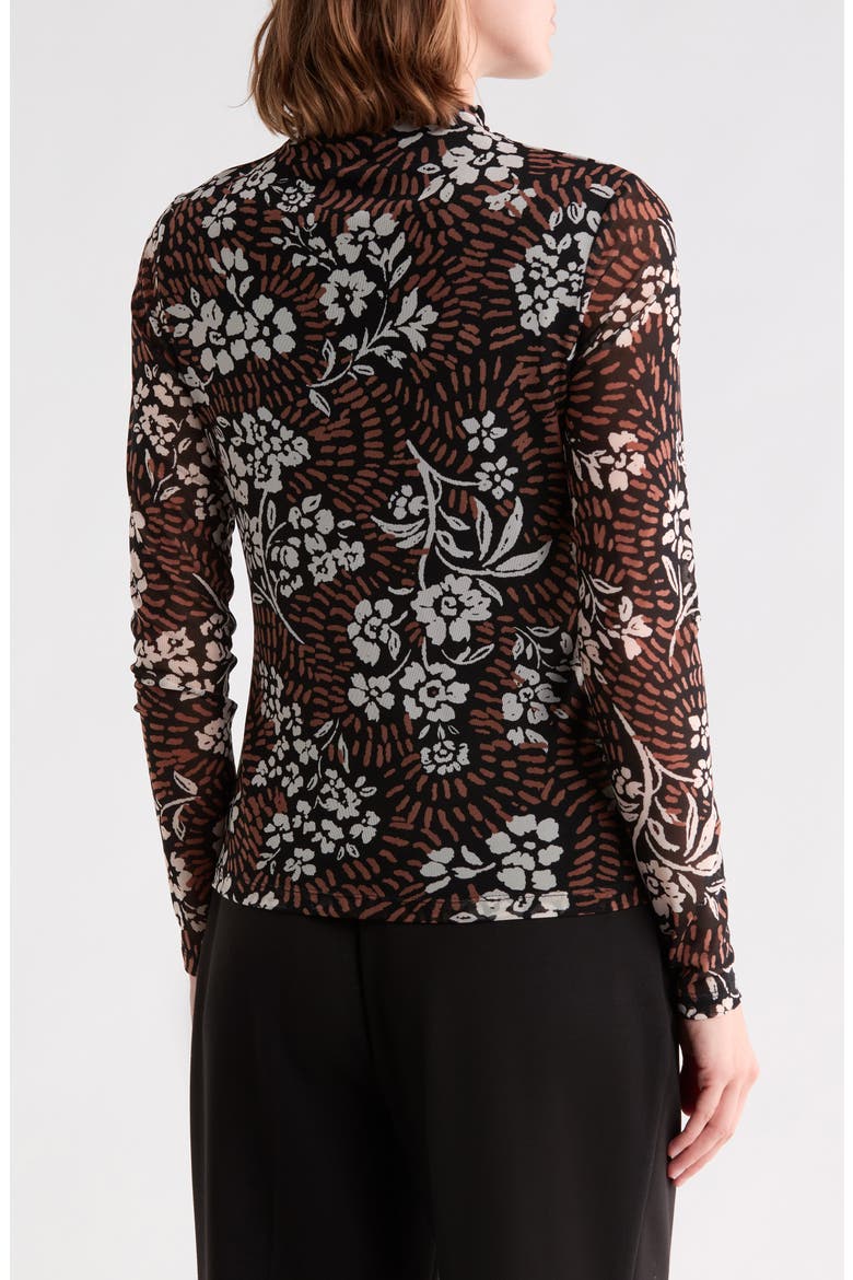 Live In Mesh T-Shirt, Alternate, color, COCOA BROWN PETAL