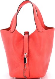 Pre-Owned Hermes Picotin Lock Bag Clemence PM