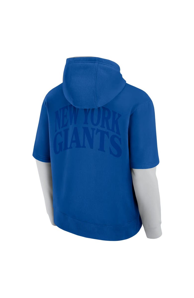 FANATICS Unisex Fanatics Royal New York Giants Sleek Elements Pullover Hoodie, Alternate, color, Royal