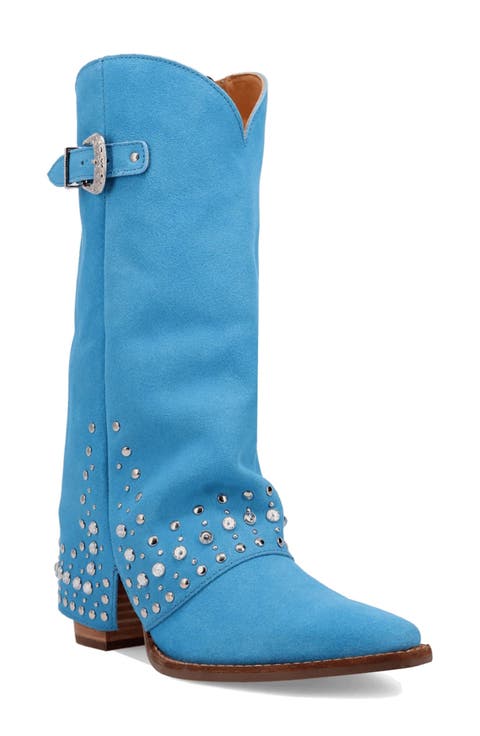 Howdy Honey Rhinestone Western Boot (Women) (Narrow Calf)