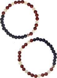 The Healer’s Collection Men's N61 Virility/Hormonal Balance Set of 2 Healer's Bracelets