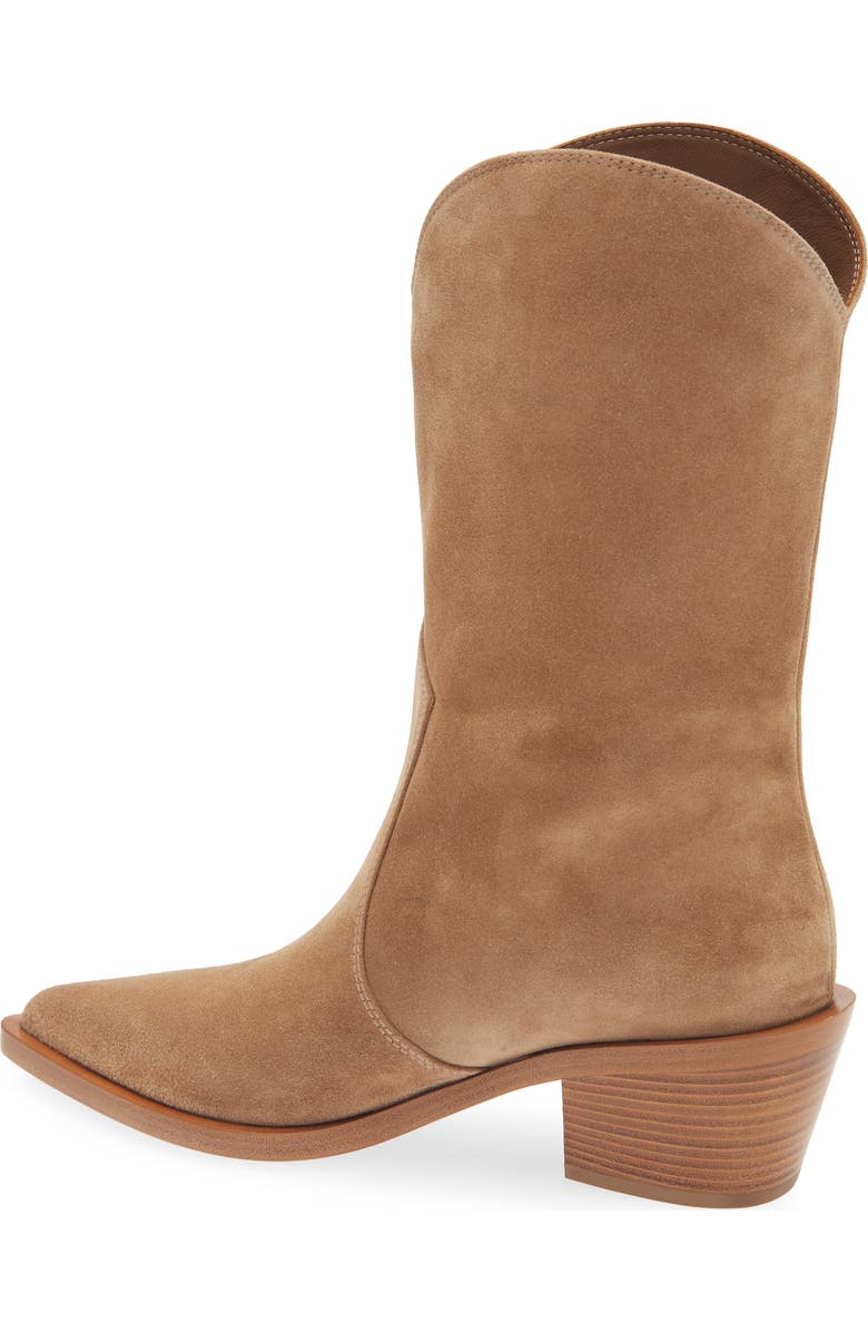 Gianvito Rossi Pointed Toe Western Boot, Alternate, color,
