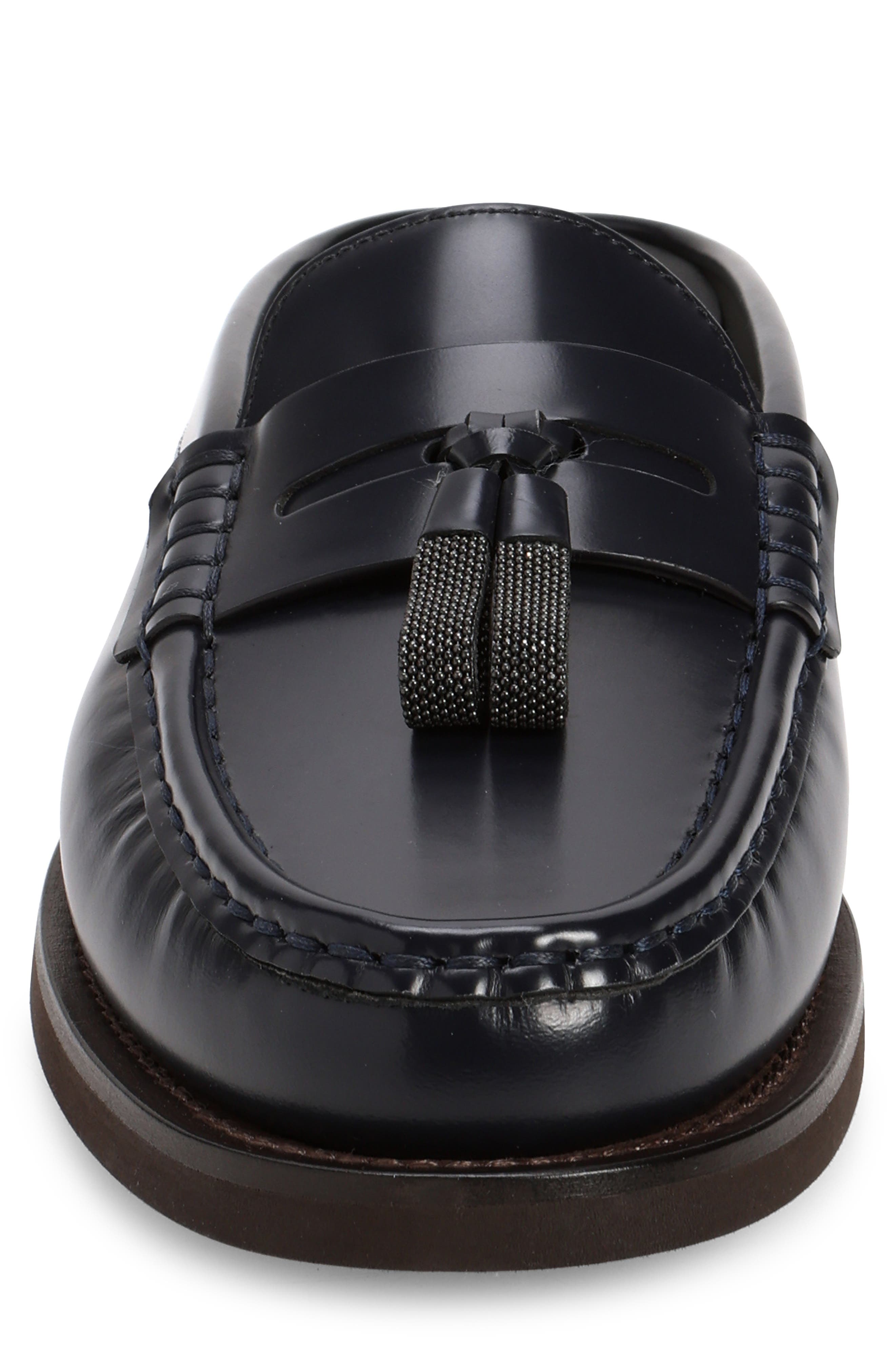 Brunello Cucinelli Tassel Loafer Mule, Alternate, color, 