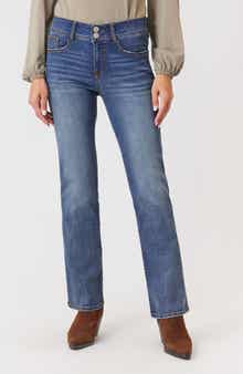 Curvy Mid Rise Bootcut Jeans
