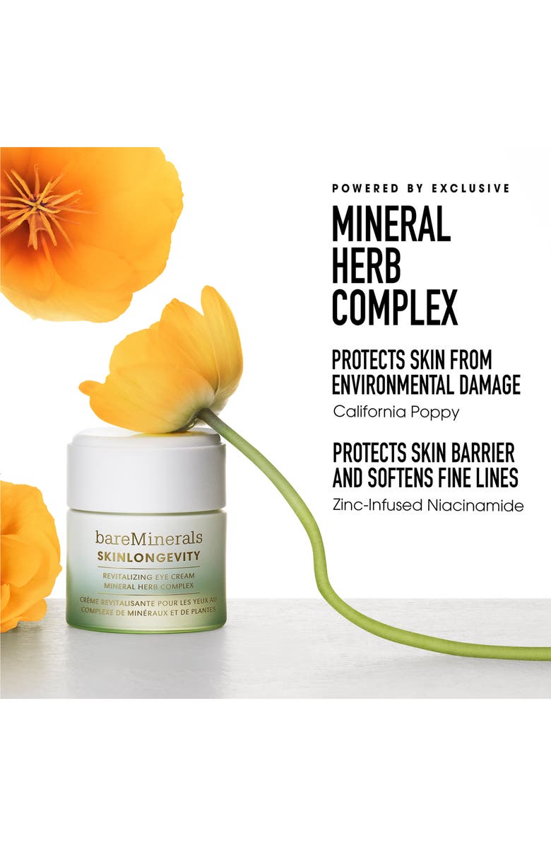 bareMinerals<sup>®</sup> SKINLONGEVITY<sup>®</sup> Revitalizing Eye Cream with Niacinamide, Alternate, color,