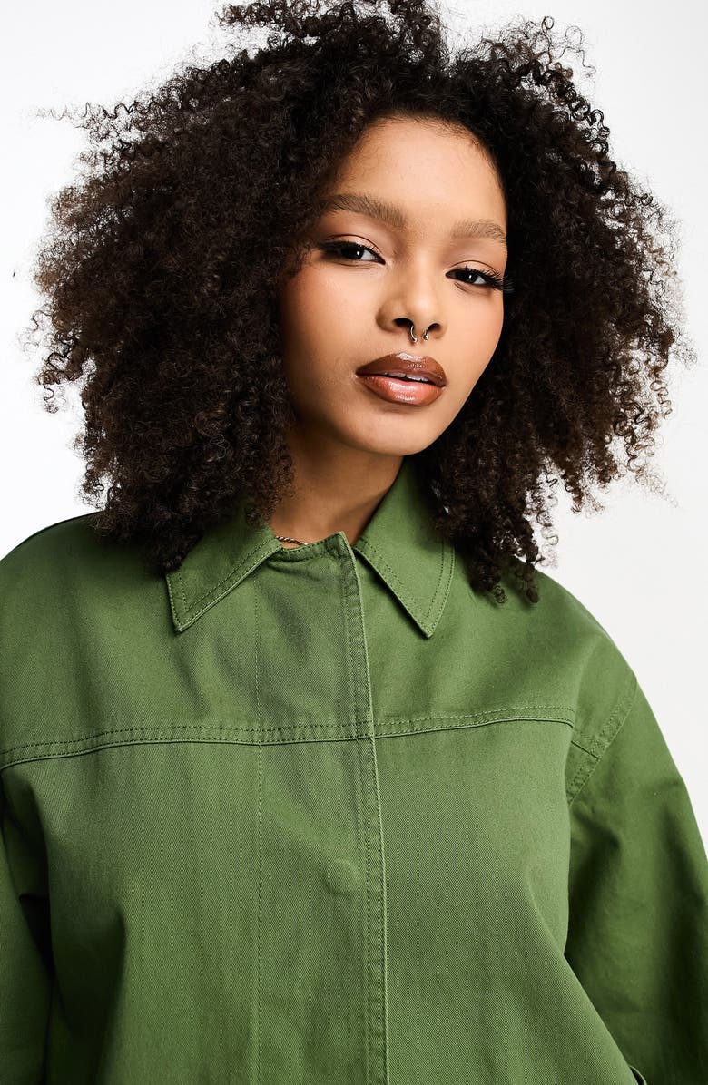 ASOS DESIGN Cotton Jacket, Alternate, color, 