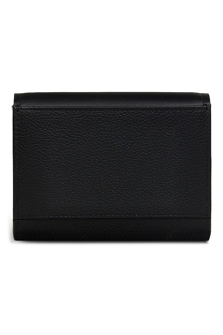 Medium Holmes Avenue Flapover Wallet, Alternate, color, BLACK