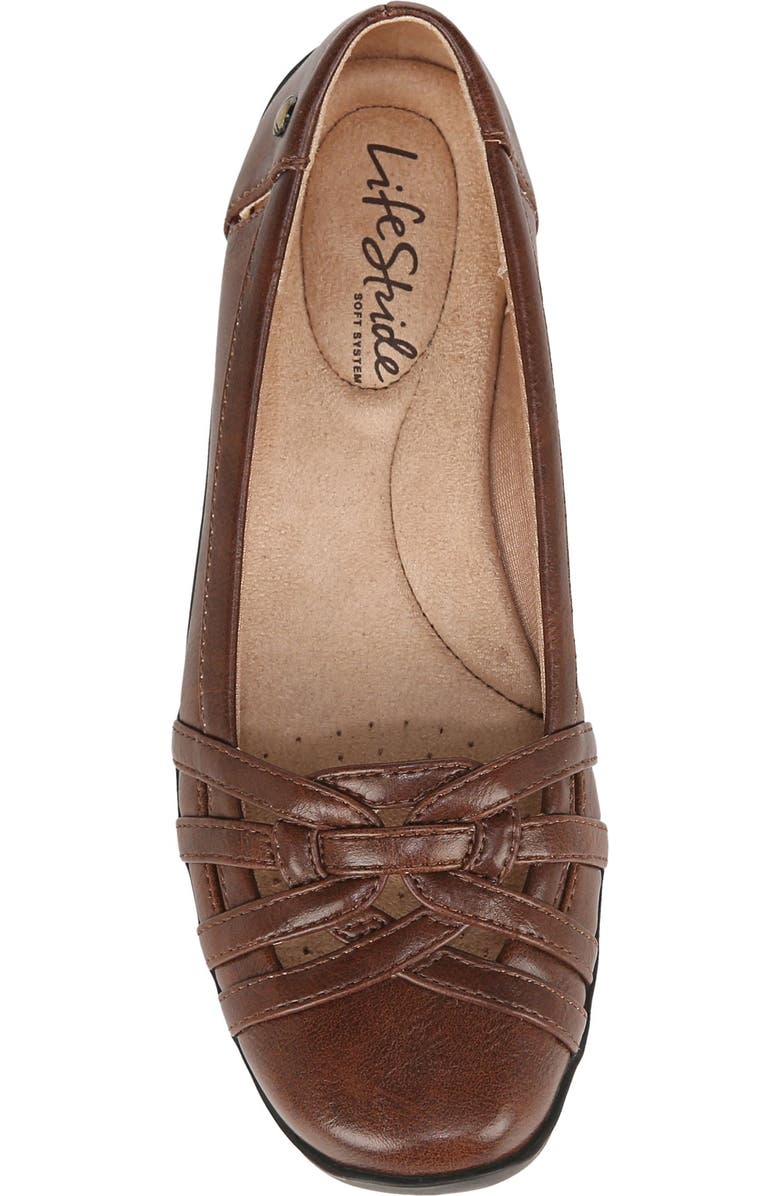 LifeStride Diverse Flat - Wide Width Available, Alternate, color, Dark Tan