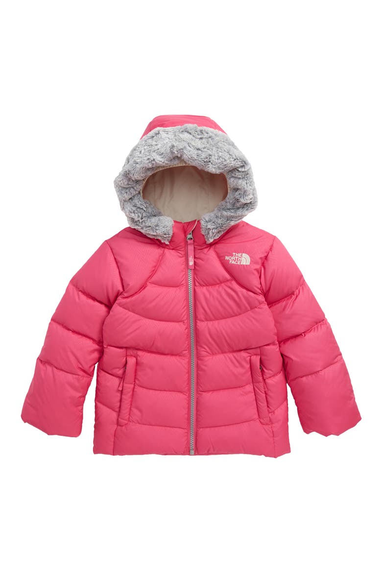 Kids' Polar Water Repellent 550 Fill Power Down Parka, Main, color, RASPBERRY ROSE