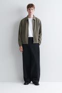 COS Bonded-Twill Harrington Jacket