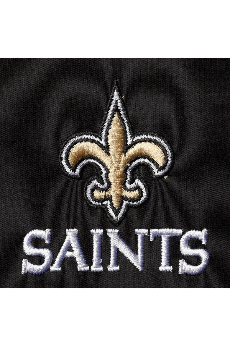 Men's Dunbrooke Black/Gray New Orleans Saints Big & Tall Alpha Full-Zip Hoodie Jacket, Alternate, color, Black