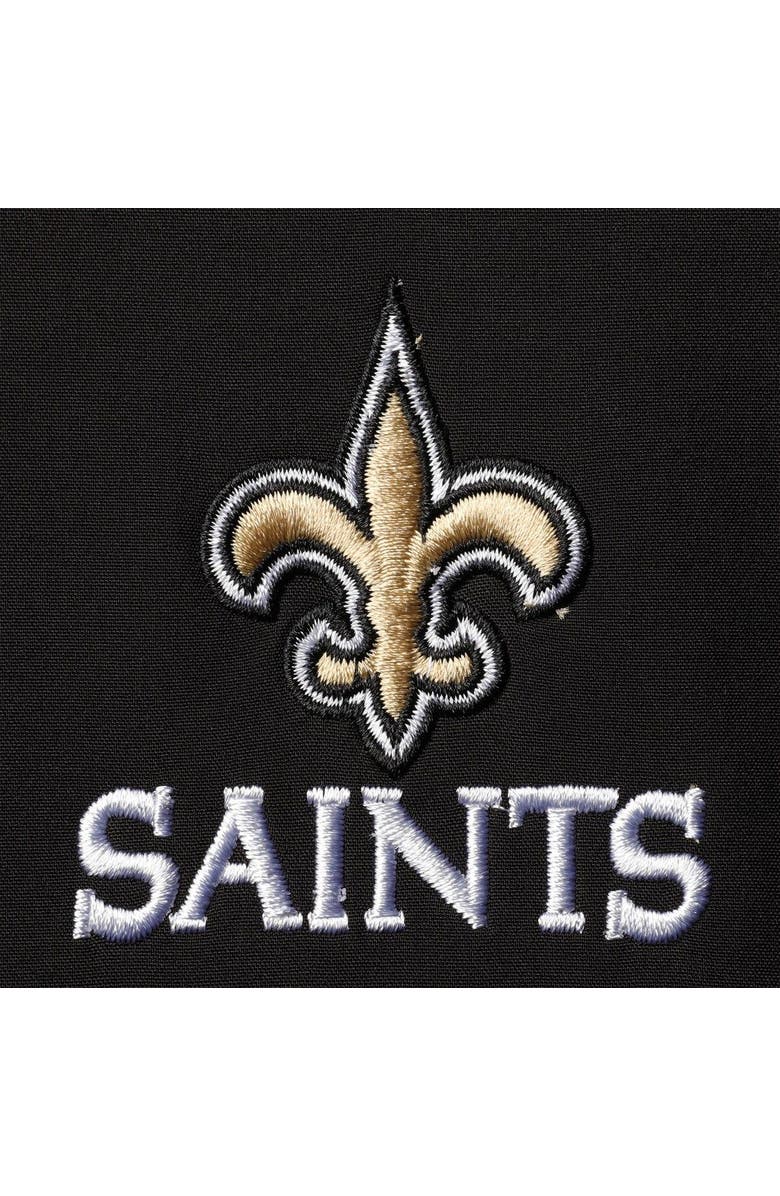 DUNBROOKE Men's Dunbrooke Black/Gray New Orleans Saints Big & Tall Alpha Full-Zip Hoodie Jacket, Alternate, color, Black